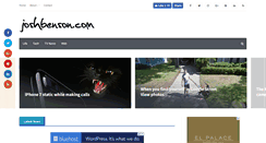 Desktop Screenshot of joshbenson.com